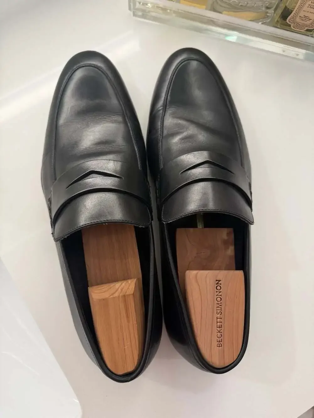 Harrys of London Basel Penny Loafers with Vibram Soles